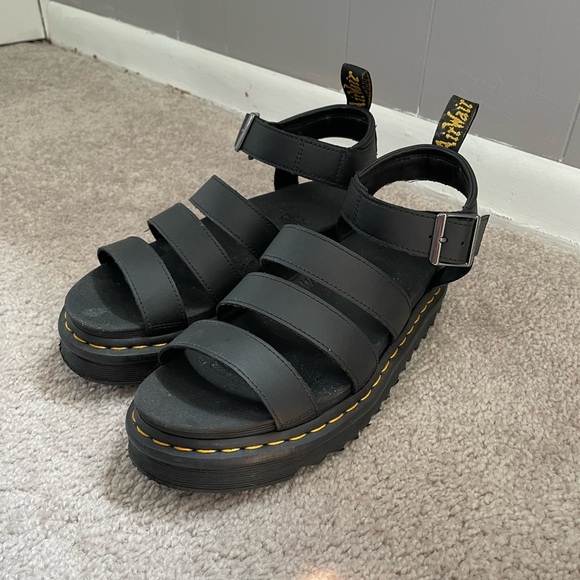 Dr Marten Platform Sandal Size 8 - Picture 3 of 6